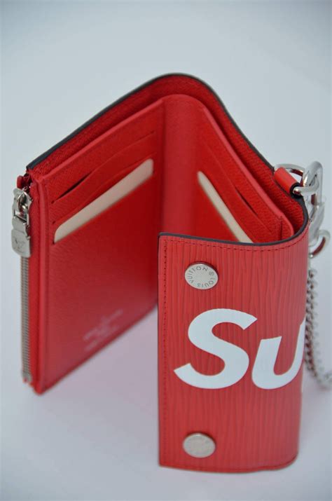 supreme x louis vuitton chain wallet replica|supreme louis vuitton wallet stockx.